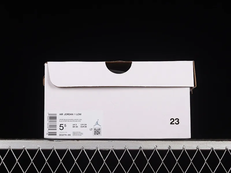 All categories Air Jordan Jordan series basketball shoes Air Jordan 1 Low Air Jordan 1 Low "Sport Blue" AJ1 Joe 1 Independence Day color low-top basketball shoes DC0774-416
